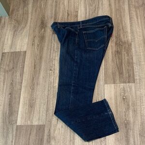 Levi's Dark Blue Straight Jeans